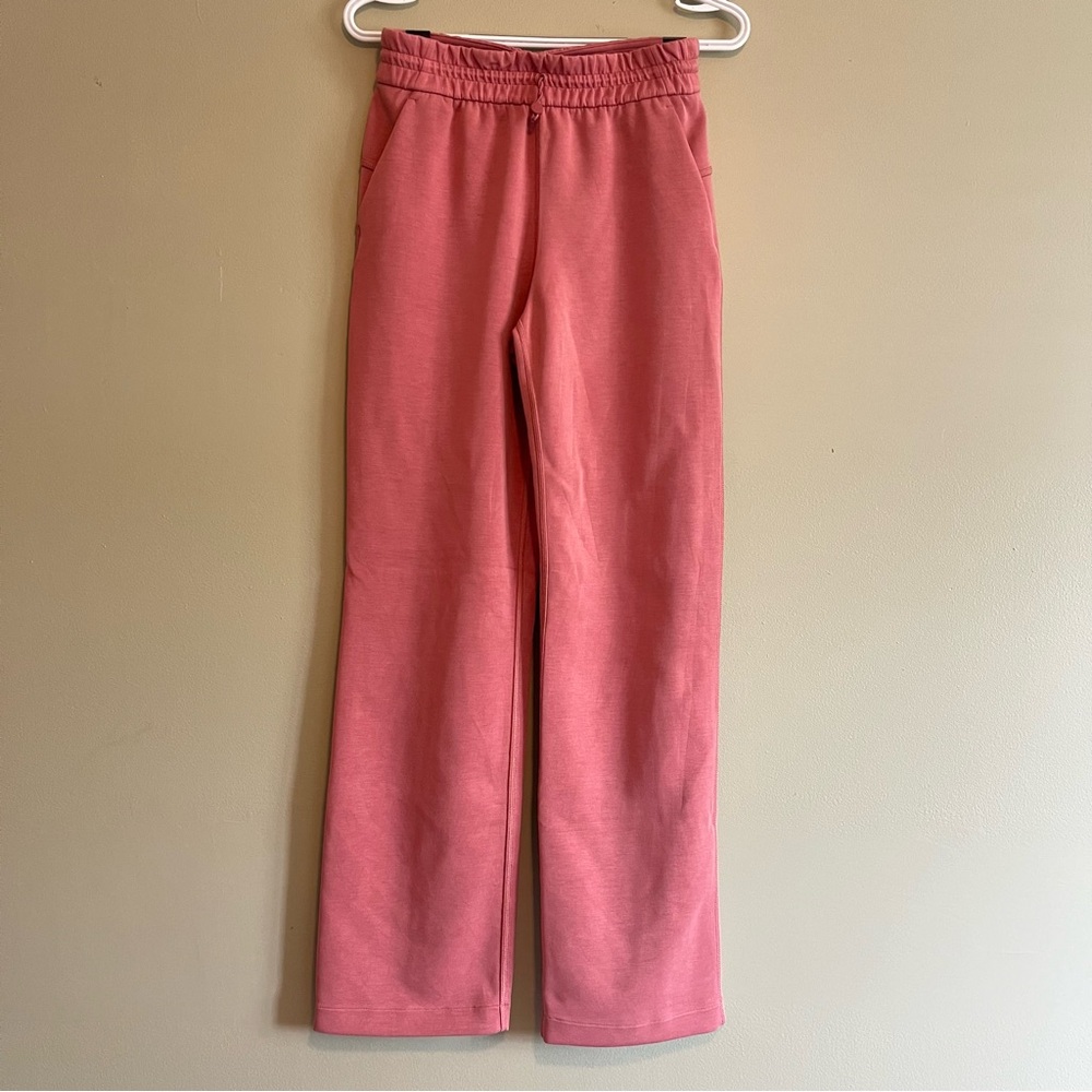 lululemon athletica Rose Pink Wide-Leg Sweatpants
